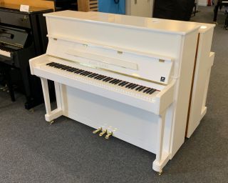 Karl Lang Klavier, weiß poliert, Baujahr 2017