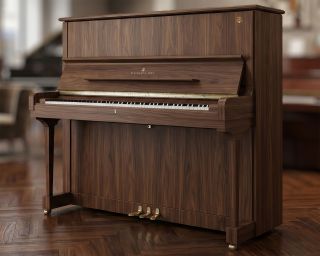 Steinway & Sons K-132 Klavier - Nussbaum - Hamburg 1994
