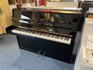 Grotrian-Steinweg Klavier Modell 112 schwarz poliert