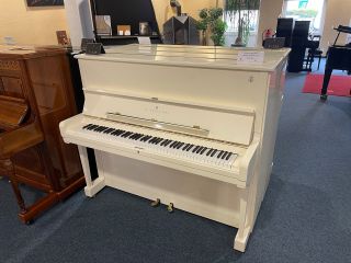 Steinway Klavier Modell V-125 weiß poliert Baujahr 1998 HH
