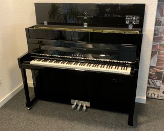 Kawai K-200 ATX 2 Klavier - Bj. 2017 - Stummschaltung - schwarz poliert