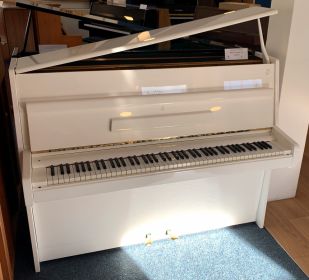 Steinway & Sons Z-114 Klavier von 1970, weiß poliert